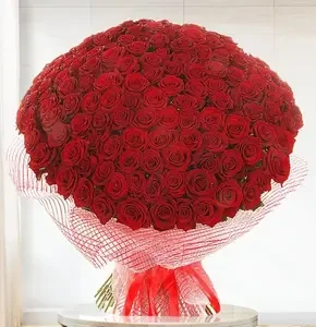 100 Red Roses Bouquet